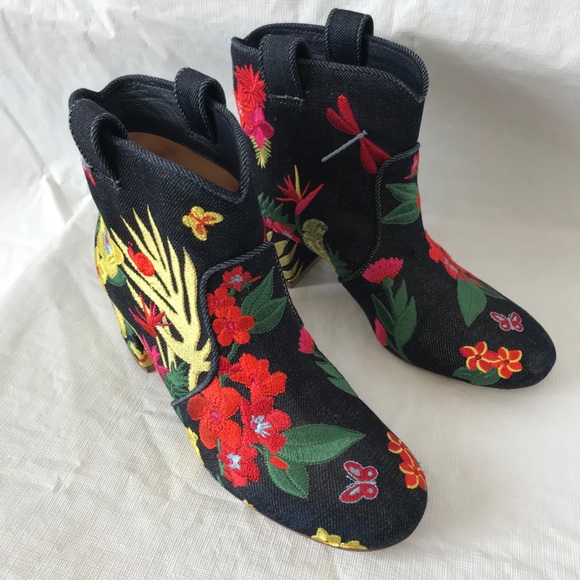 Laurence Decade Pete Tropicale Embroidered Boots - Picture 12 of 15